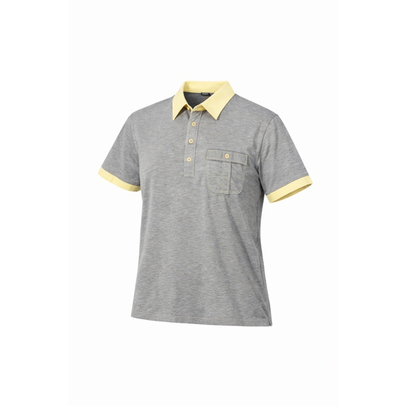 THANE Other - Vintage Thane Polo Shirt Mens Medium Cream/Navy Collar Pocket Airwise 60/40